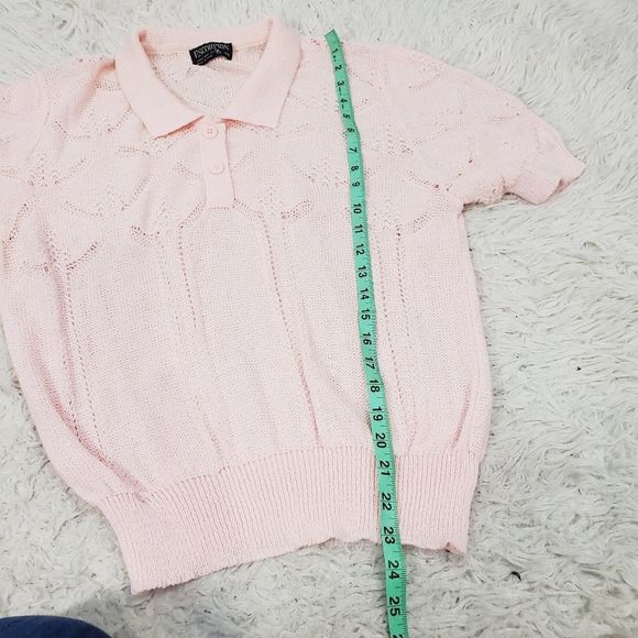 4x$25 Escorpion Baby Pink Knit  Vintage Bloise size 10 M - L - Picture 7 of 12